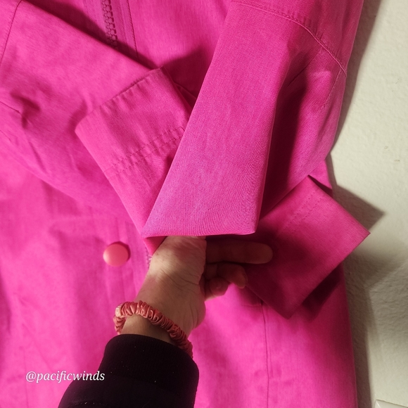 MONDETTA PERFORMANCE GEAR HOT PINK RAIN COAT XS - Picture 7 of 14